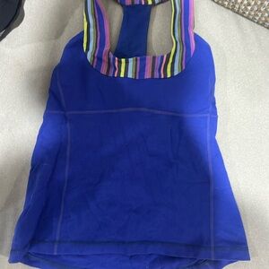 Blue Striped Women's Top